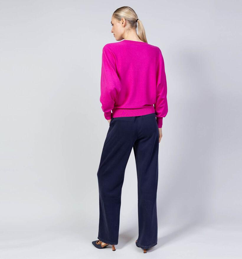 Minus Dana Bat Sleeve Fuchsia Trui voor dames (366700)