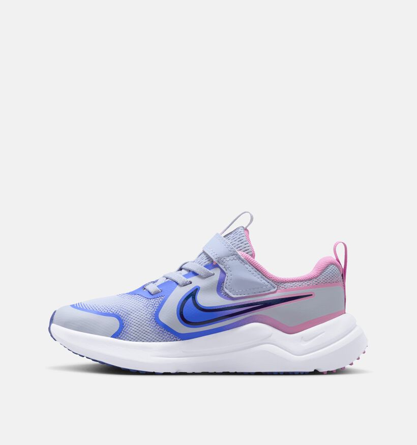 Nike Cosmic Runner Psv Baskets basses en Bleu pour filles (367241) - pour semelles orthop&eacute;diques