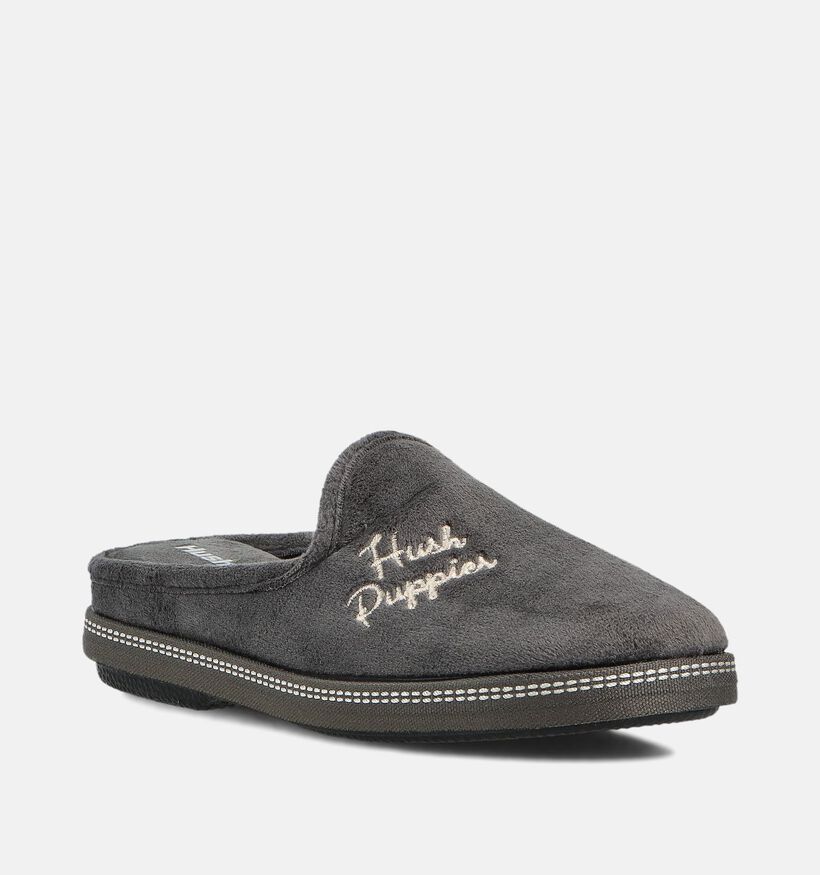 Hush Puppies Coach Pantoufles ouvertes en Gris pour femmes (361431)