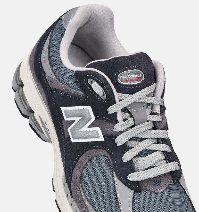 New Balance 2002 Baskets basses en Bleu pour hommes (375117) - pour semelles orthop&eacute;diques