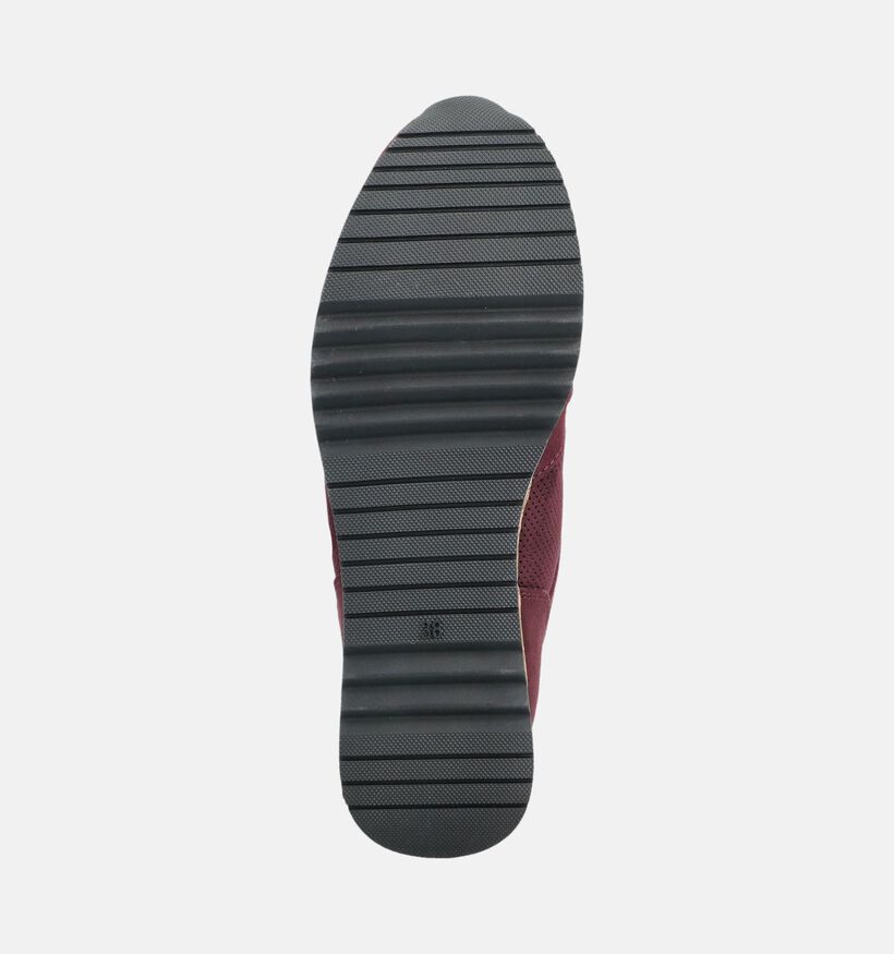 Marco Tozzi Bordeaux Schoenen met Veter en Rits voor dames (376562) - geschikt voor steunzolen