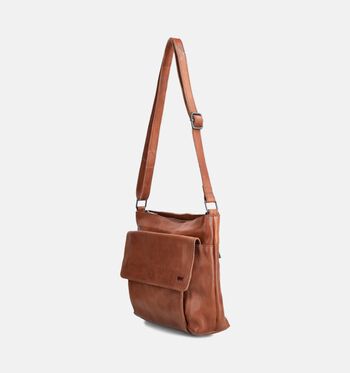 Bear Design Crossbody tassen Zwart/Cognac
