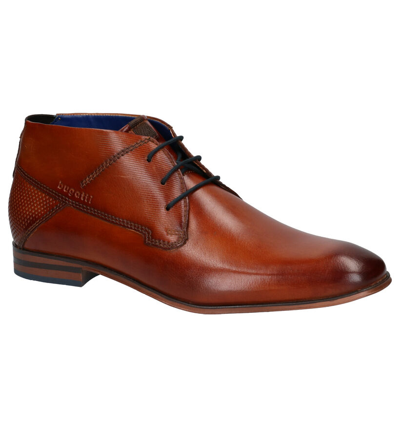 Bugatti Chaussures habillées en Cognac en cuir (255344)