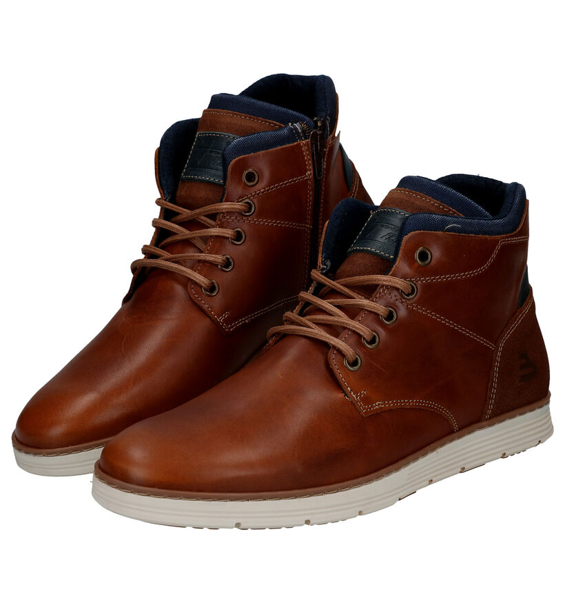 Bullboxer Cognac Hoge Schoenen in leer (281788)