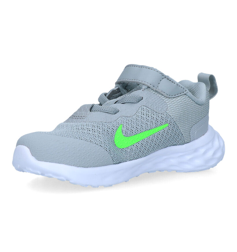 Nike Revolution 6 TD Baskets en Gris pour filles, garçons (325375)