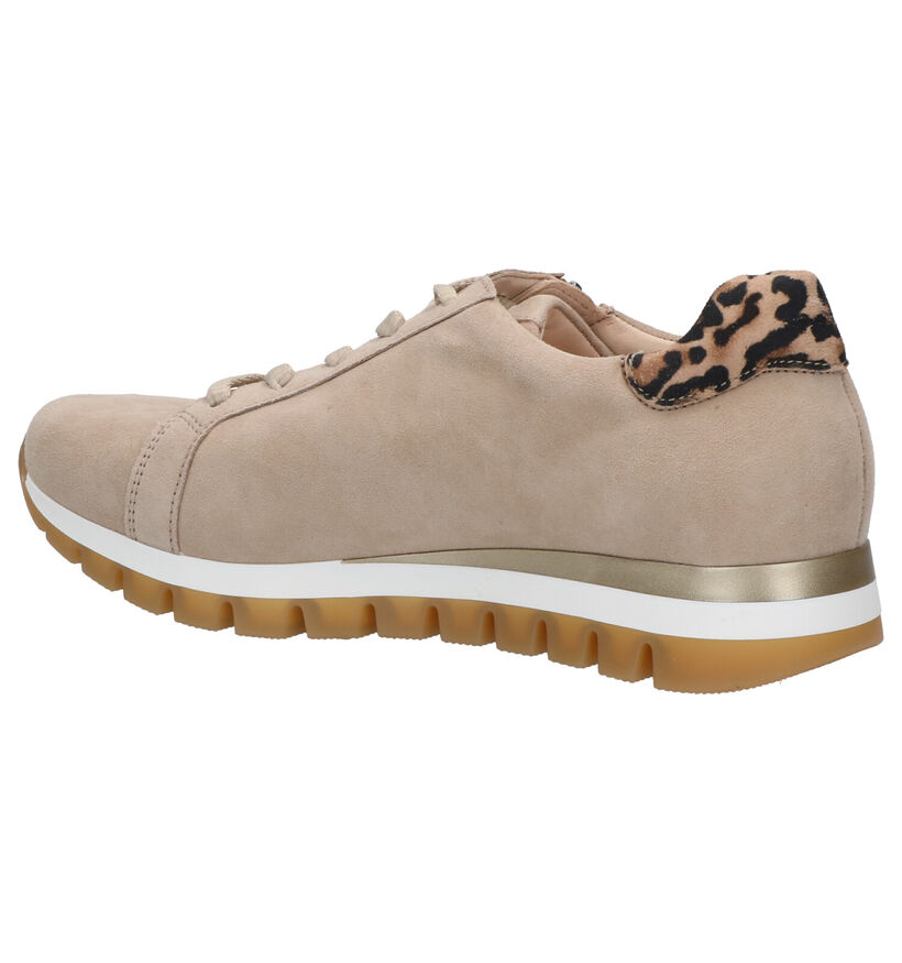 Gabor OptiFit Beige Veterschoenen in nubuck (271714)