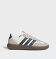 adidas Barreda Decode Lux Baskets en Ecru/Bleu fonc&eacute; pour hommes (372611) - pour semelles orthop&eacute;diques