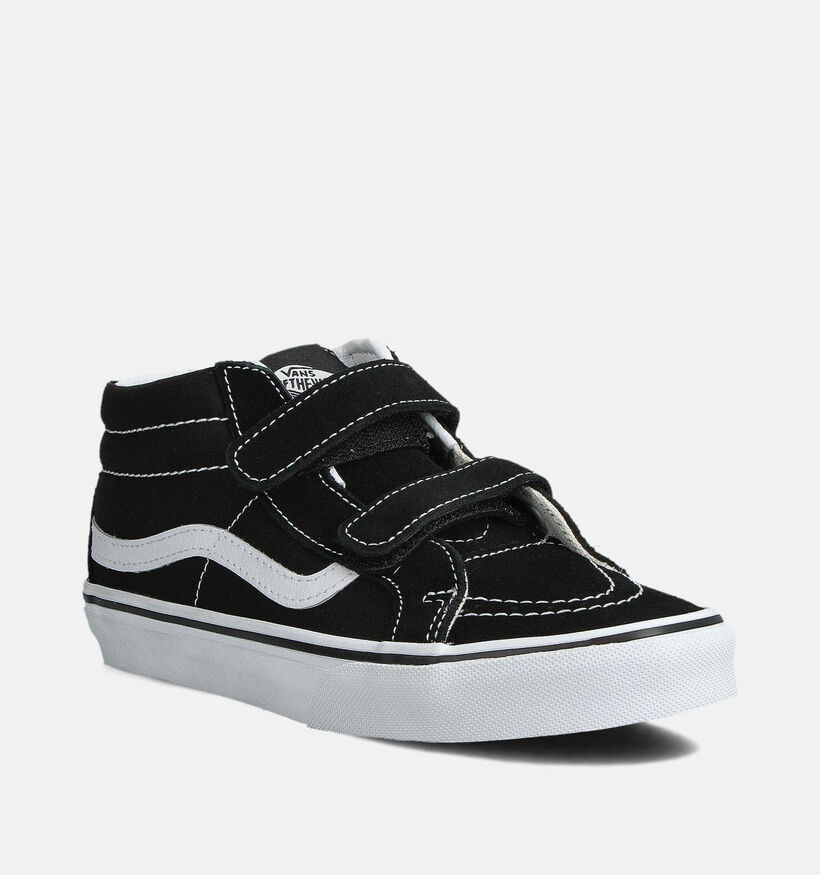 Vans SK8 Mid Reissue Baskets montantes en Noir pour filles, garçons (361167)
