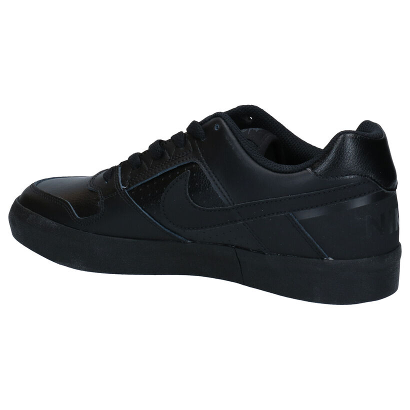 Nike SB Delta Force Vulc Zwarte Sneakers in kunstleer (266545)