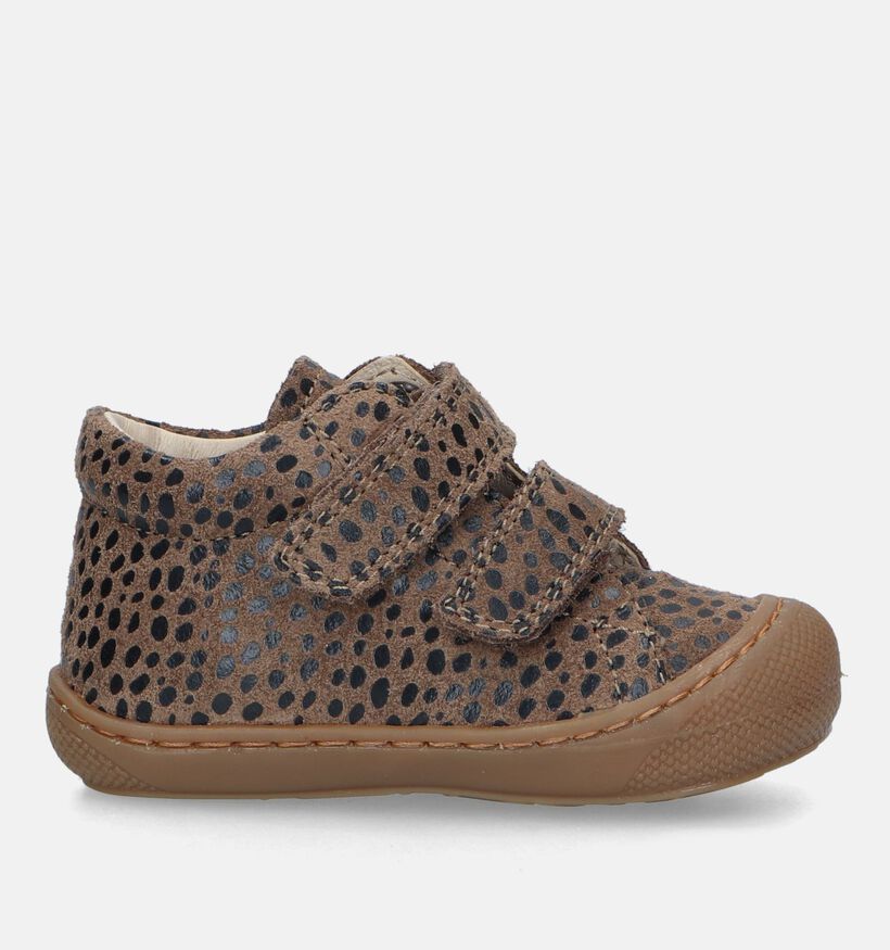 Naturino Cocoon Bruine Babyschoenen voor meisjes (331576) - geschikt voor steunzolen