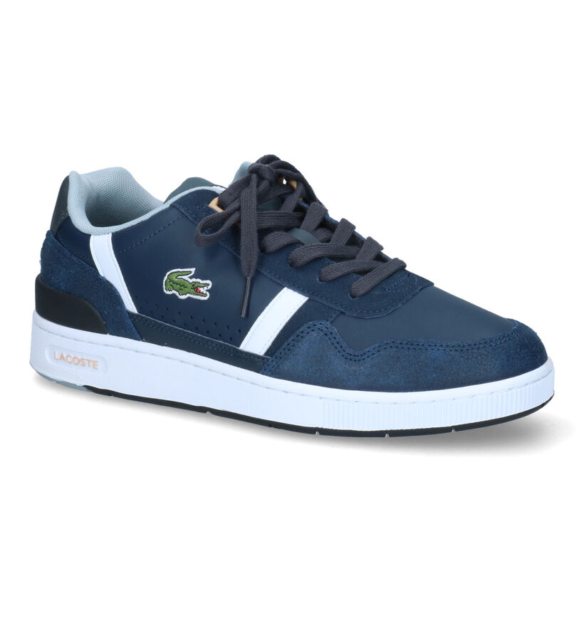 Lacoste T-Clip Baskets en Bleu en daim (313487)