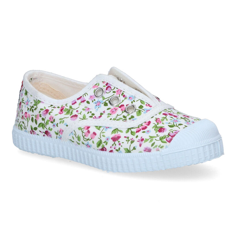 Cienta Slip-ons en Blanc pour filles (348702) - pour semelles orthopédiques