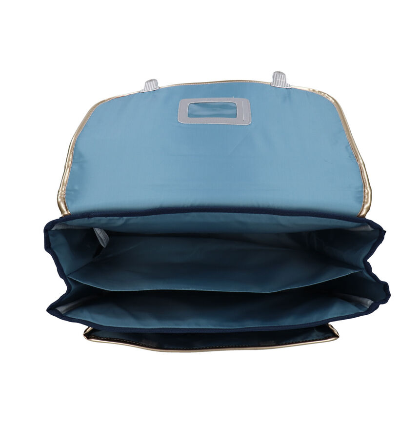 Caramel & cie. Cartable en Bleu en textile (310455)