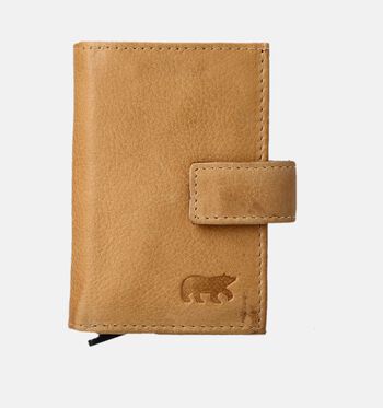 Bear Design Portemonnees Zwart/Geel/Cognac/Bruin/Rood/Groen