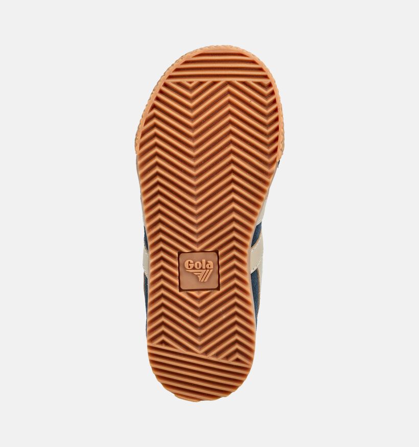 Gola Harrier Strap Baskets basses en Bleu pour gar&ccedil;ons (376304)