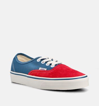 Vans Authentic Low Baskets Elastic Lace PRIMARY TRUE NAVY/Elastic Lace PRIMARY RACING RED