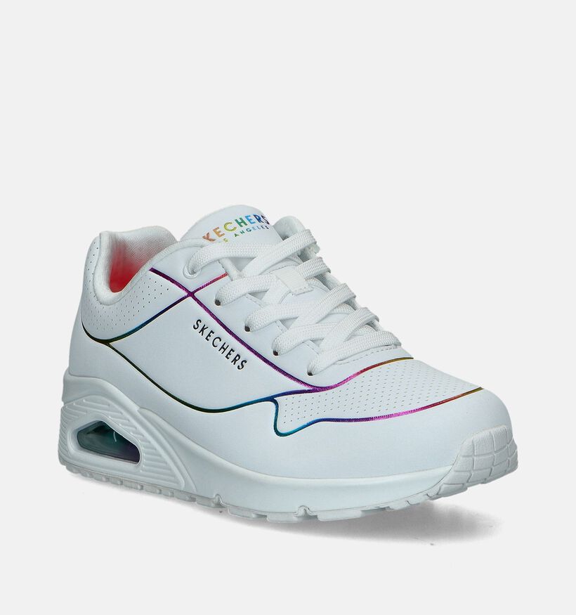 Skechers Uno Baskets en Blanc pour femmes (352257)