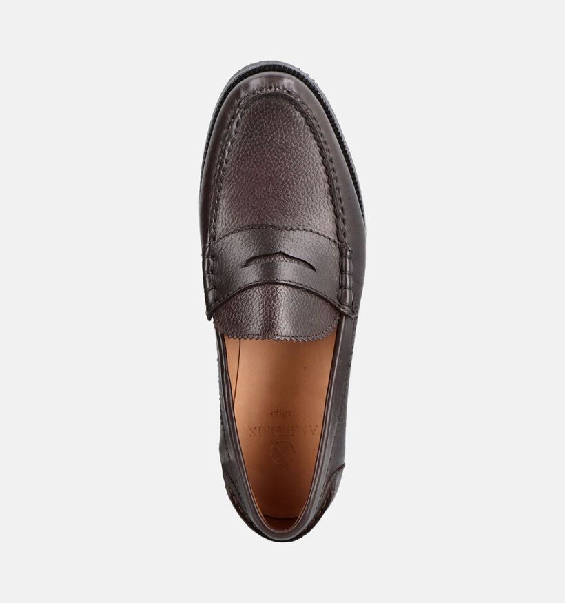 Ambiorix Mocassins en Brun fonc&eacute; pour hommes (381984)