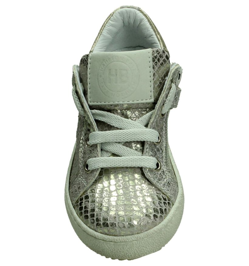 Hampton Bays Zilveren Metallic Sneakers in nubuck (189858)