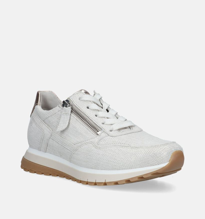 Gabor Witte Sneakers voor dames (336150) - geschikt voor steunzolen