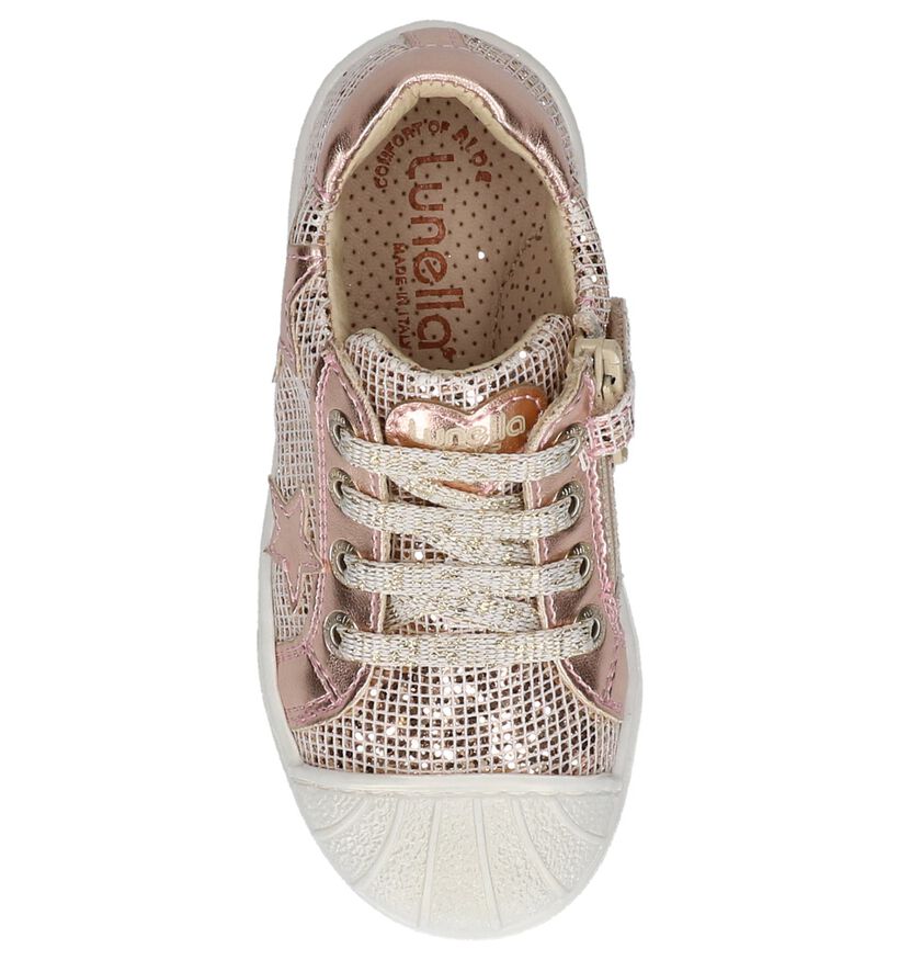 Lunella Chaussures basses en Rose en cuir (238982)