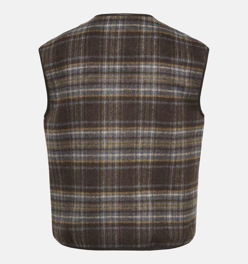 JDY Annabel Geruite Donkerbruine Bodywarmer voor dames (379367)