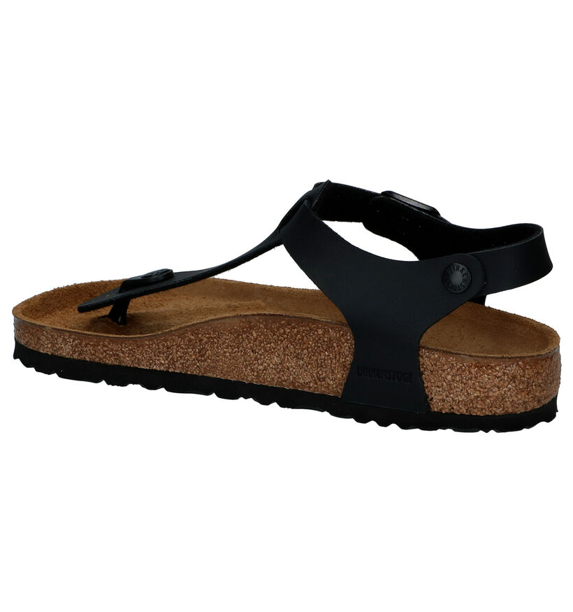 Birkenstock Kairo Zwarte Sandalen in kunstleer (286430)