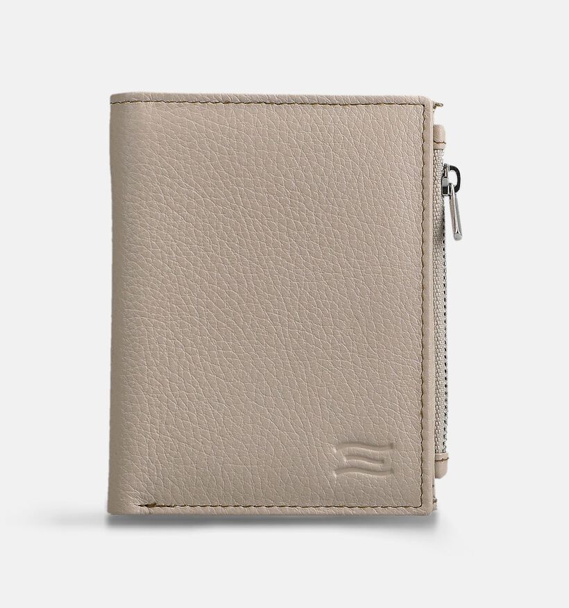 Crinkles Lichtbeige Portemonnee voor dames (373839)