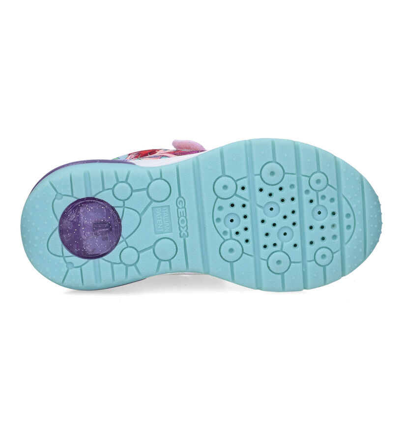 Geox Disney Princess Ariel Roze Sneakers voor meisjes (321566) - geschikt voor steunzolen