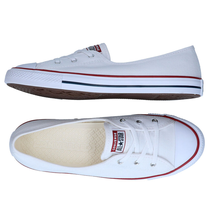 Converse AS Ballet Lace Blauwe Slip-on Sneakers voor dames (287165) - geschikt voor steunzolen