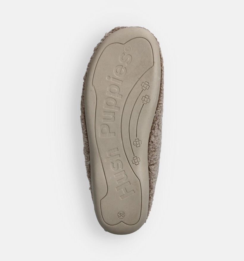 Hush Puppies Orge Pantoufles ferm&eacute;es en Taupe pour femmes (377680)
