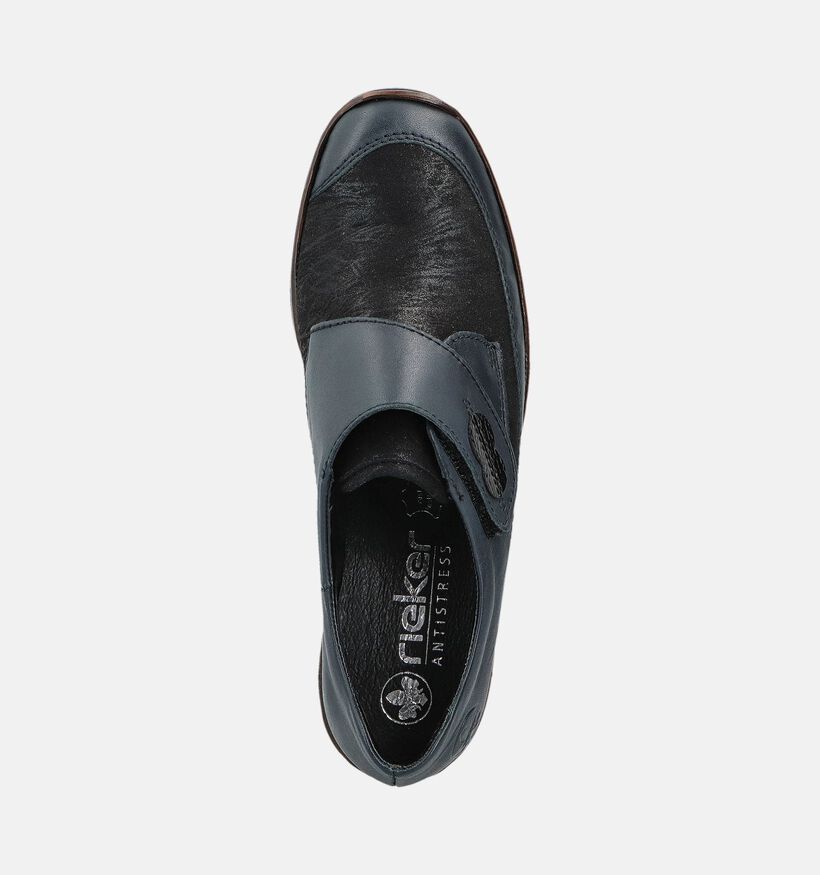 Rieker Donkerblauwe Velcroschoenen voor dames (360482)