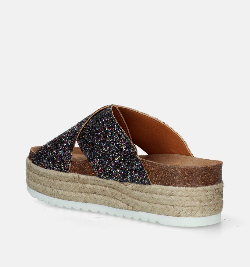 Sweet Lemon Ninon Glitter Platform Slippers voor dames (341729)