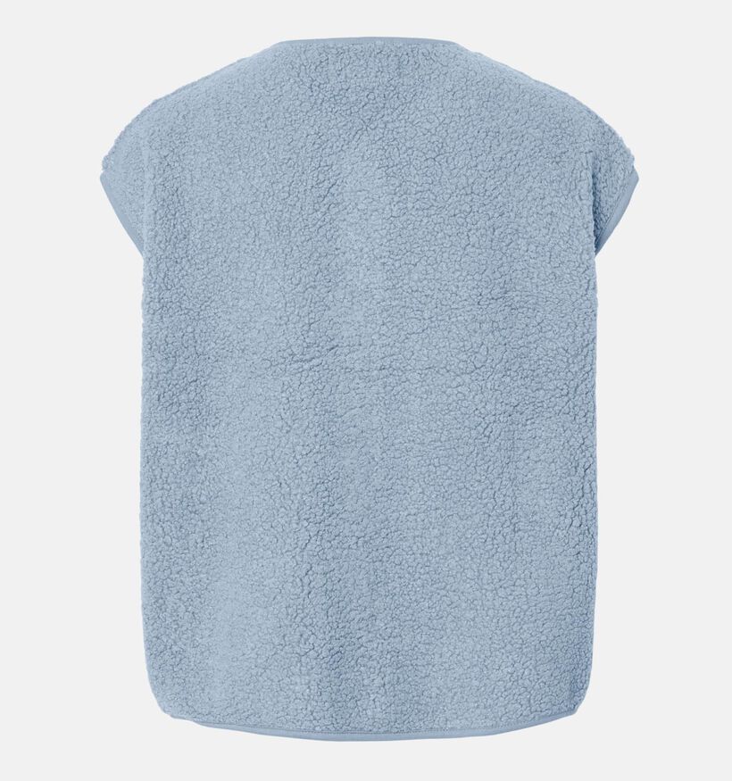 Pieces Katty Teddy Manteau court en Bleu pour femmes (372378)