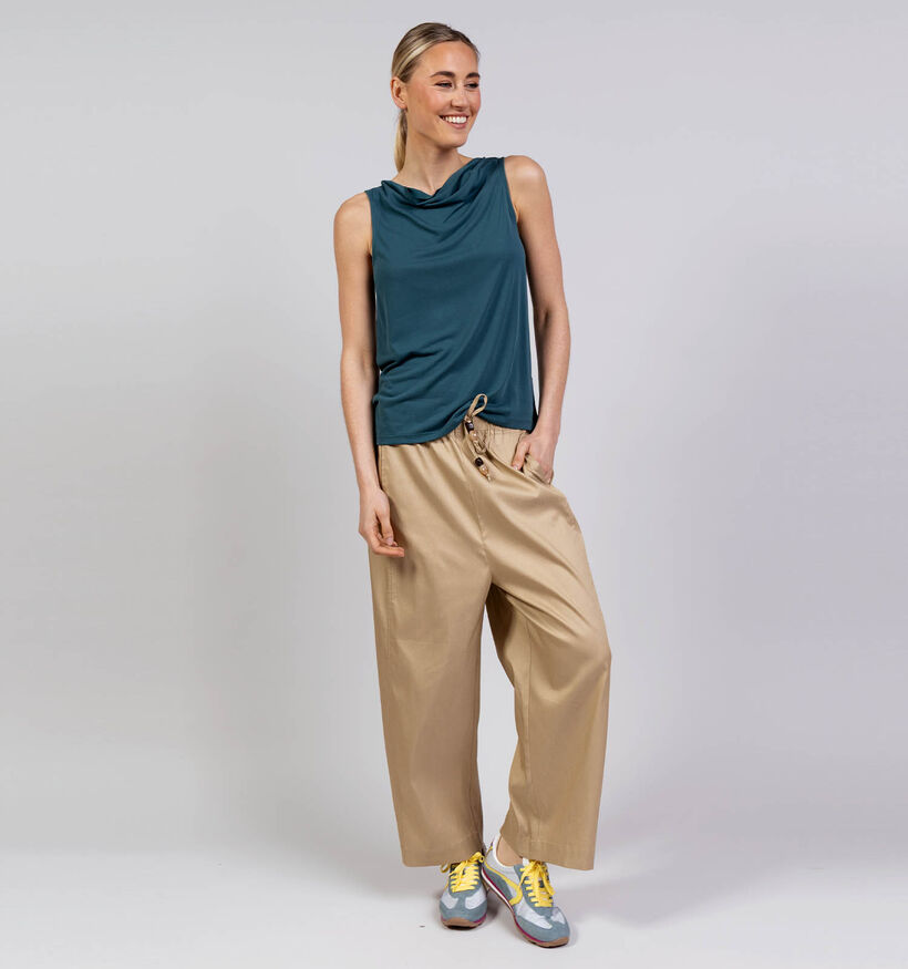 Vila Modala Waterfall Groene Top voor dames (369493)