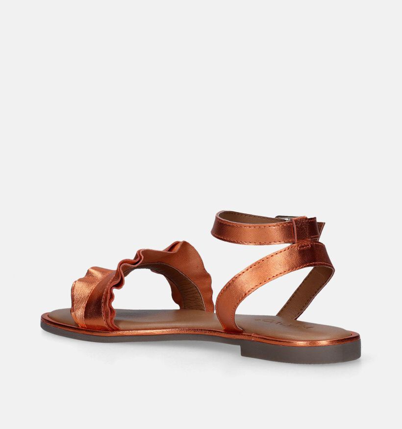 Inuovo Oranje Metallic sandalen voor dames (341517)