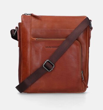 Maverick Crossbody tassen Cognac