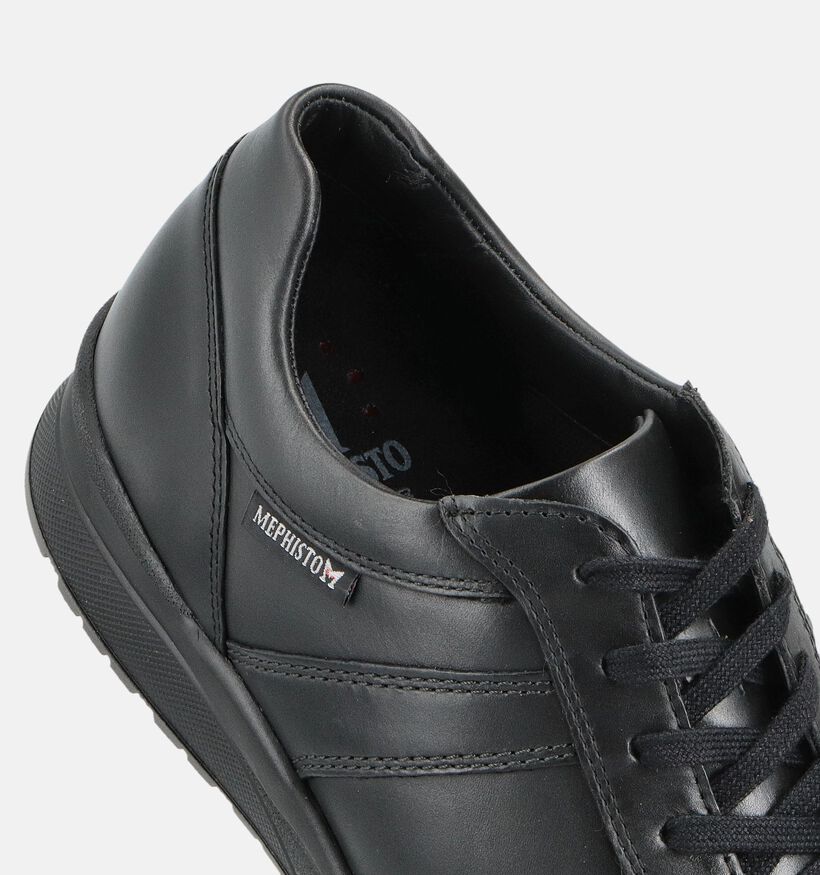 Mephisto Vito Randy Chaussures plates en Noir pour hommes (362723) - pour semelles orthopédiques