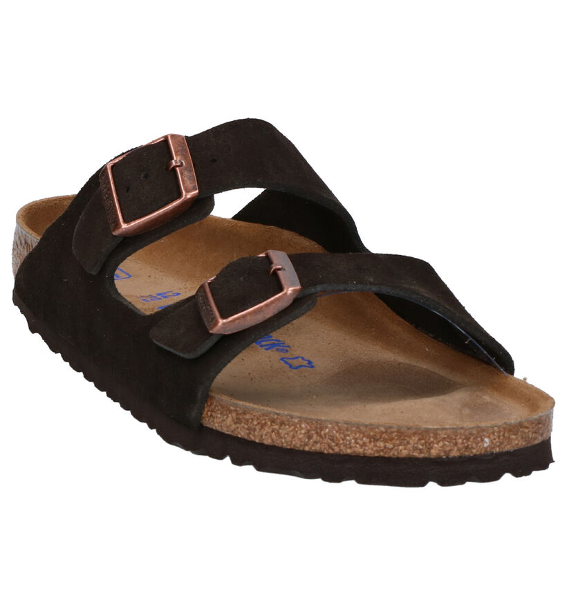 Birkenstock Arizona Nu-pieds en Gris pour hommes (330622)