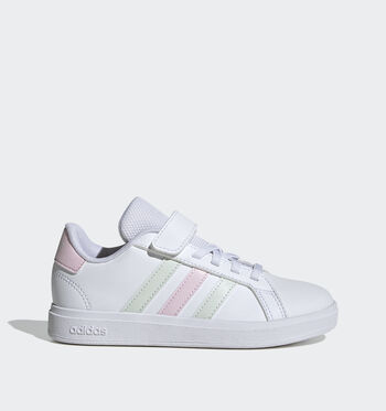 adidas Grand Court Low Sneakers Cloud White/ Crystal Jade/ Clear Pink/White/Iridescent/White