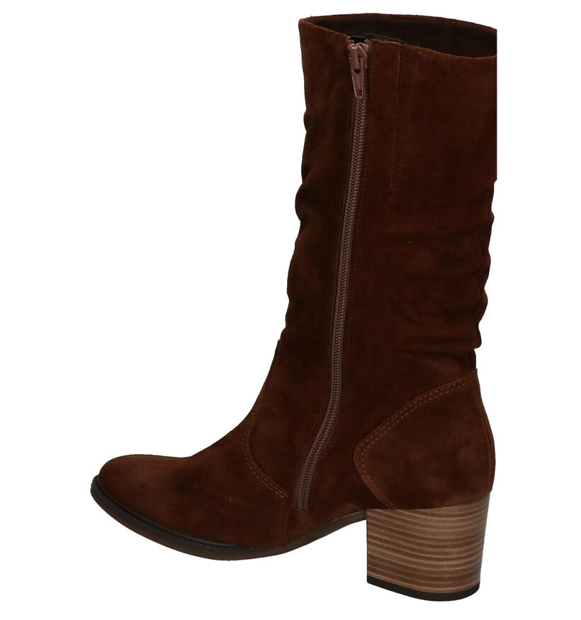 Gabor Bottes en Cognac en daim (282437)