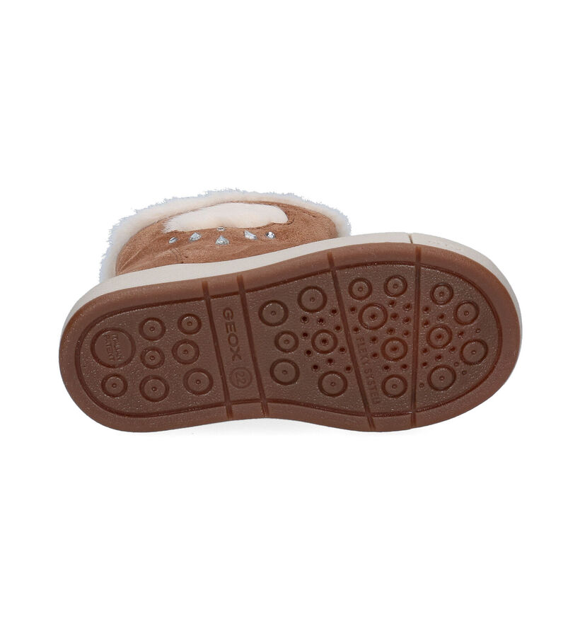 Geox Trottola Beige Laarzen voor meisjes (295113) - geschikt voor steunzolen