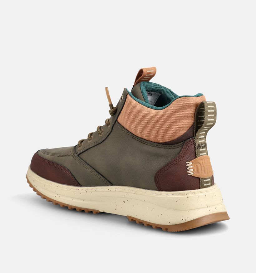 HEYDUDE Tahoe Classic Kakigroene Sneakers voor heren (378087) - geschikt voor steunzolen