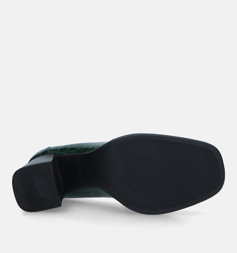 Tamaris Groene Mocassins met hak voor dames (344601)
