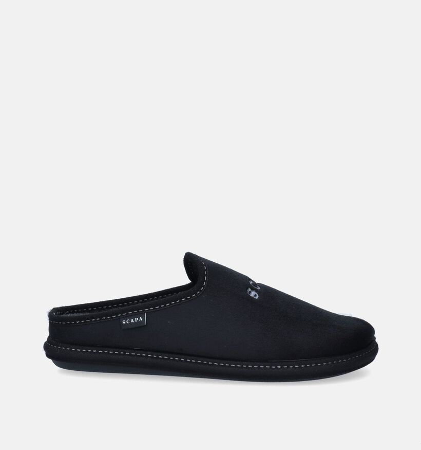 Scapa Pantoufles pour semelles orthopédiques en Noir pour hommes (347767) - pour semelles orthopédiques