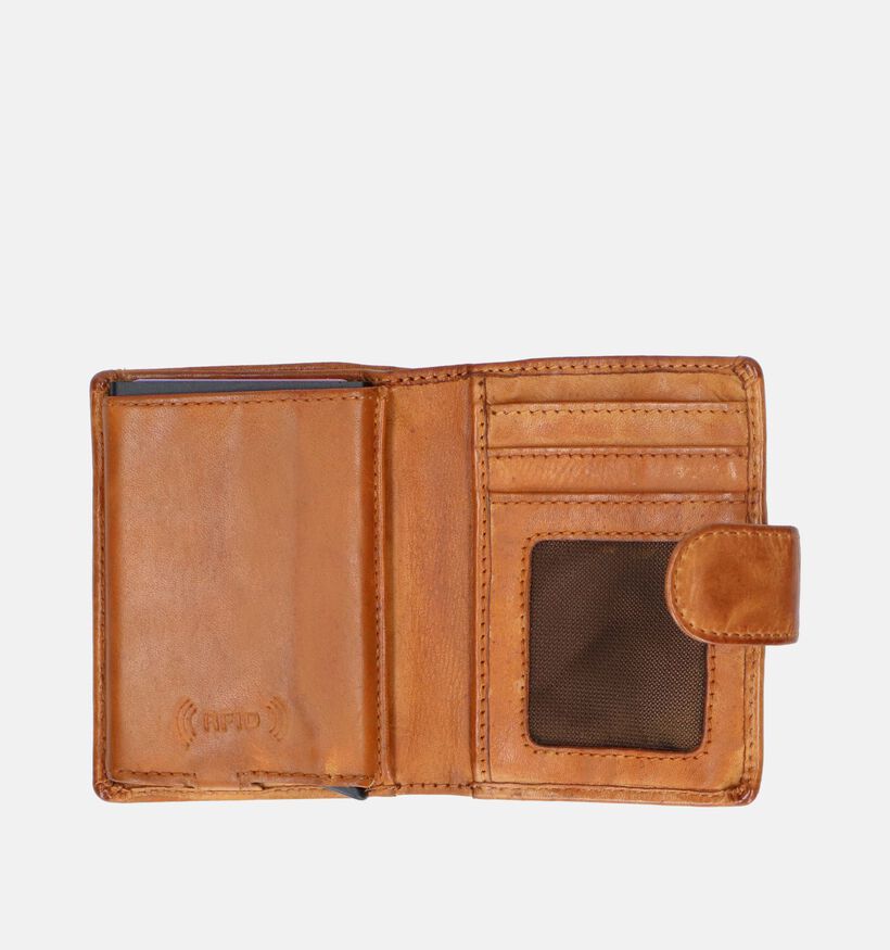 Bear Design Porte-cartes en Jaune pour hommes (350750)