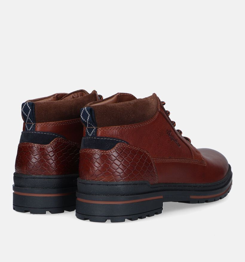 Australian Middelburg Cognac Boots voor heren (346959) - geschikt voor steunzolen