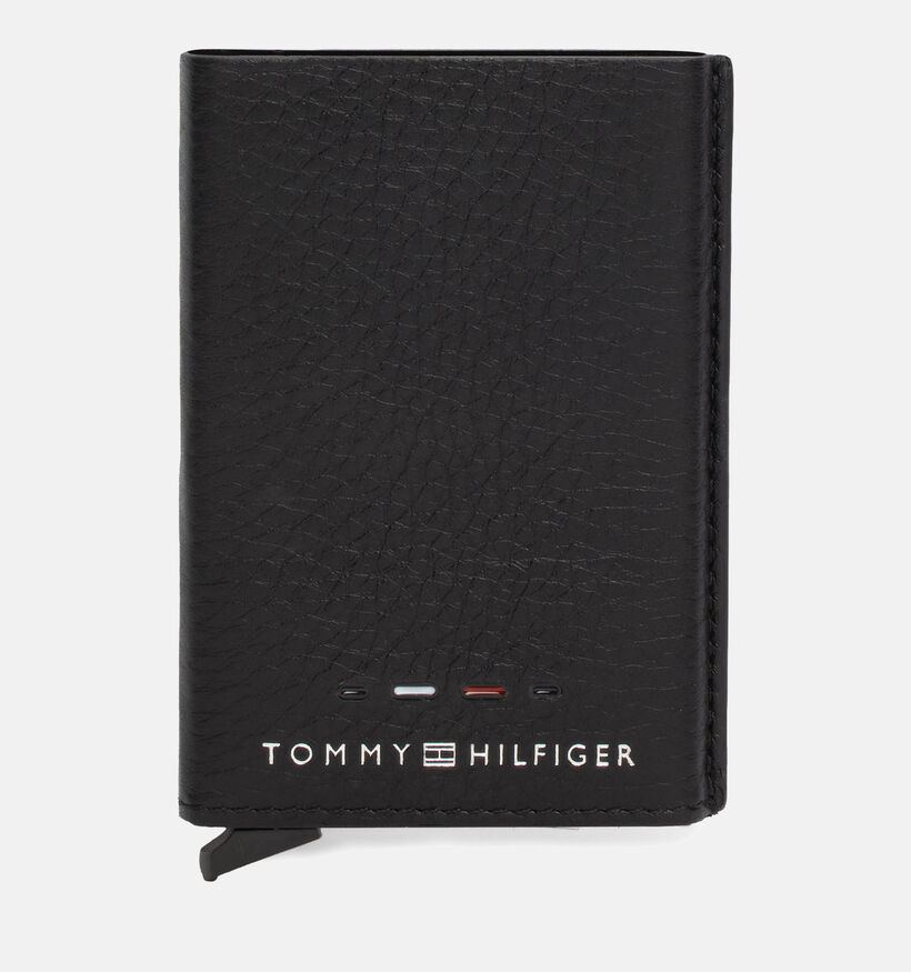 Tommy Hilfiger Primium Metal Zwarte Kaartenhouder voor heren (346653)