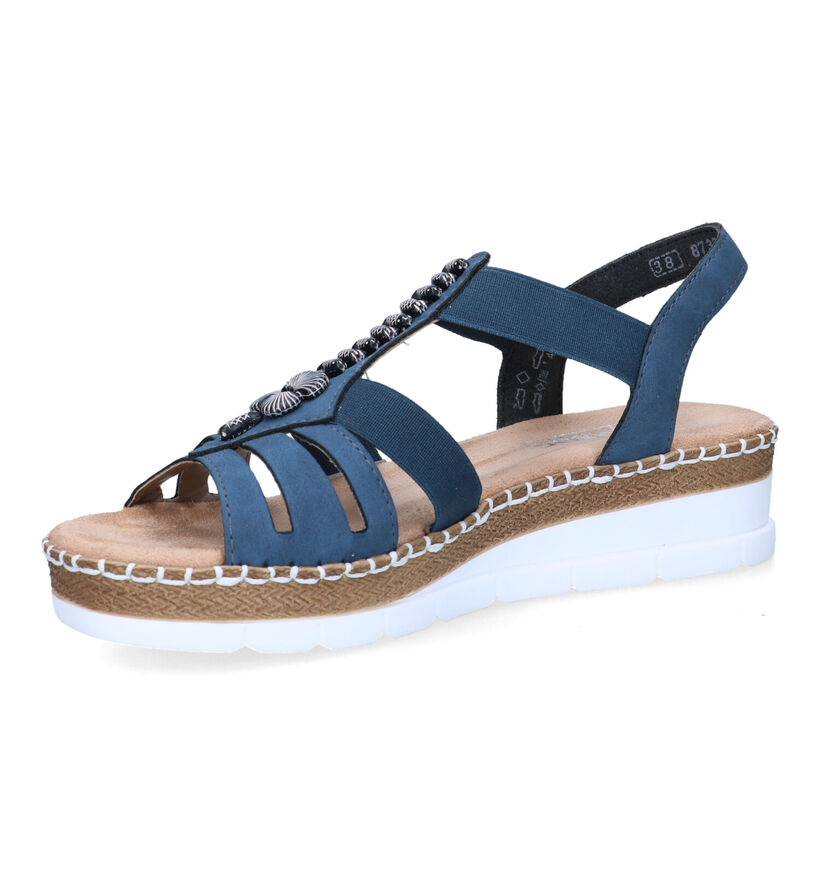 Rieker Blauwe Sandalen voor dames (323673)