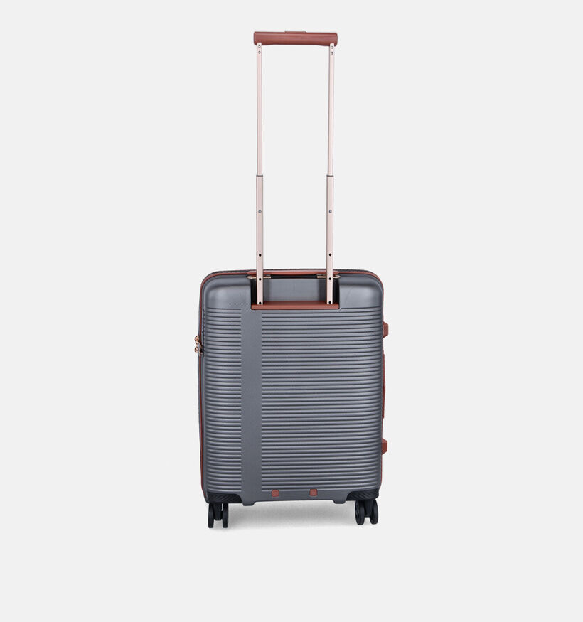 Origin Donkergrijze/Cognac Reiskoffer Handbagage voor dames, heren (376175)